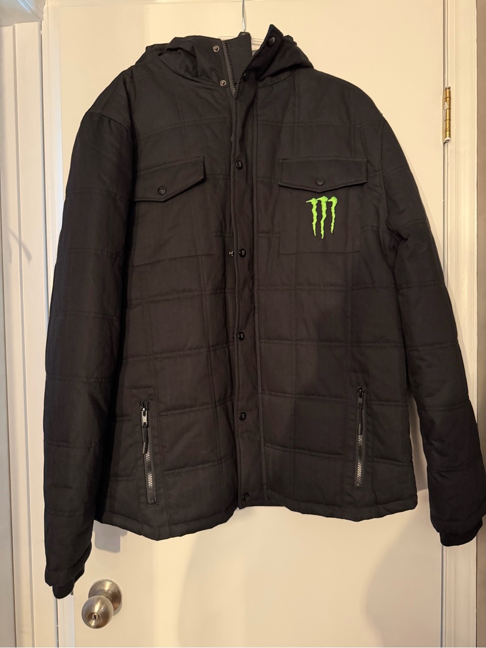 Monster Energy Drink Hooded Winter Jacket